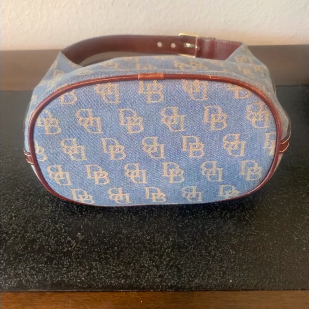 Dooney & Bourke Denim Blue Jean Bucket Bag - Picture 4 of 6
